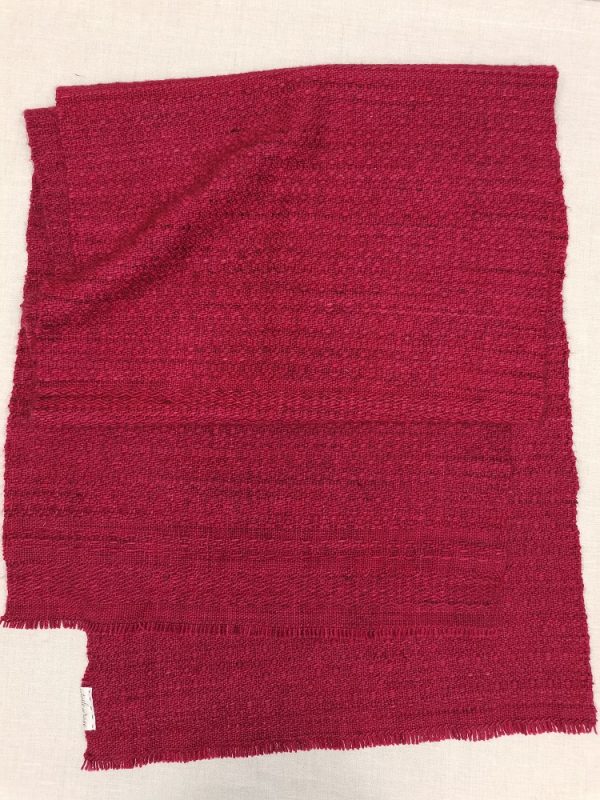 La toile de rose écharpe laine grenadine